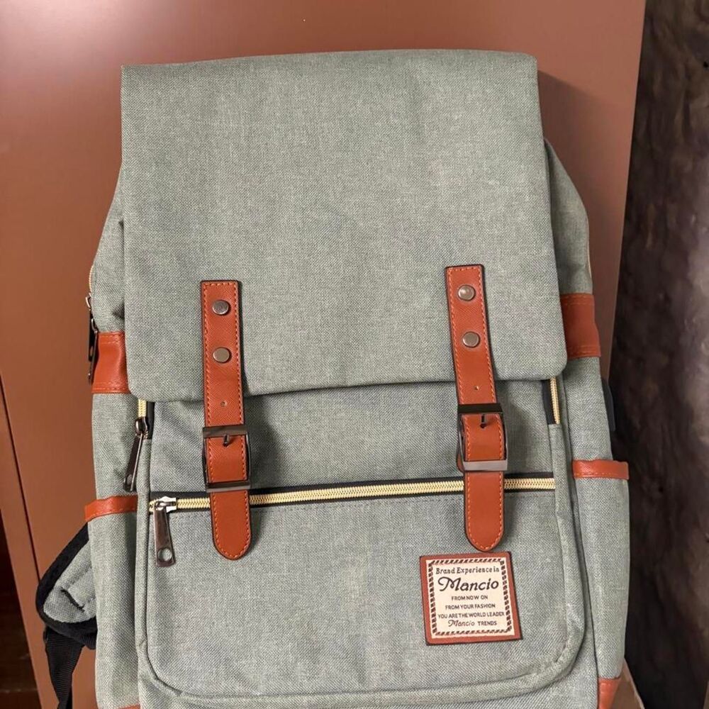 Mancio Green and Khaki Bag